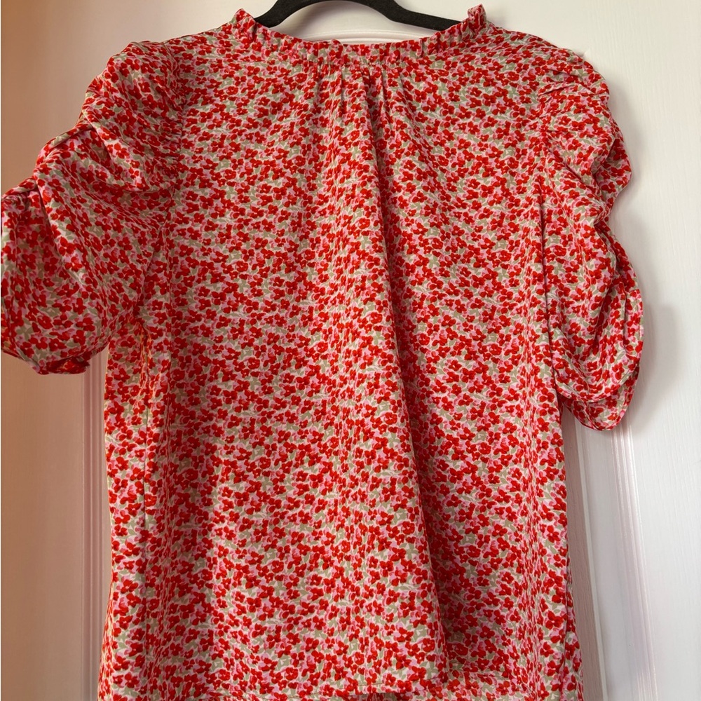 Thml Floral Red Women's Top